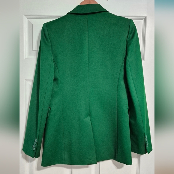 Zara NWOT Emerald Green Blazer Jacket - Picture 9 of 16